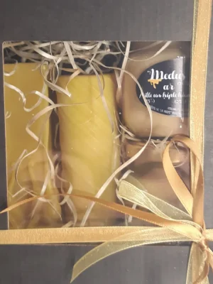 Medus un vaska sveču komplekts